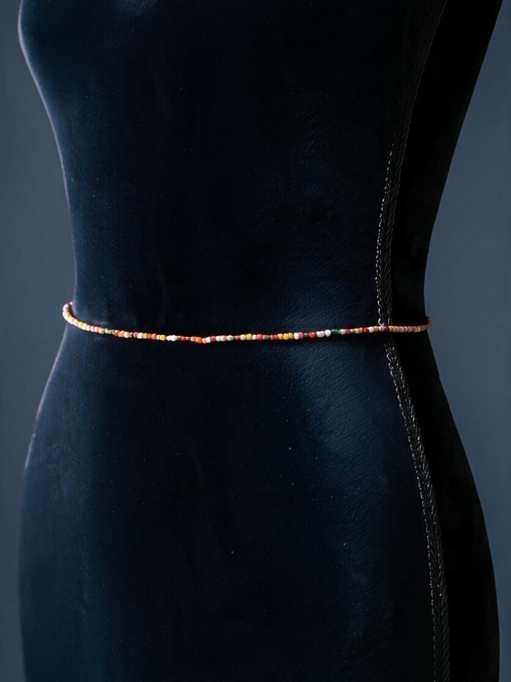 Handmade Multicolor Beaded Waist Chain